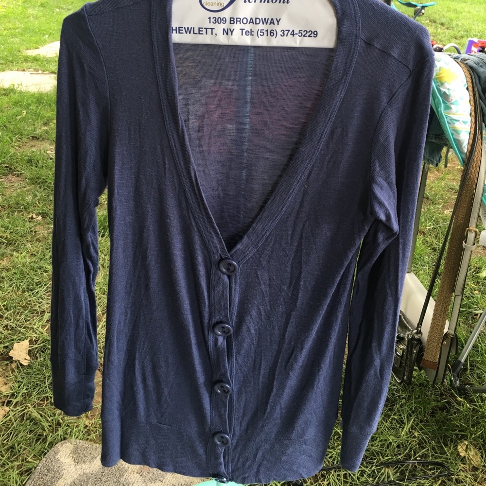 Blue Cardigan