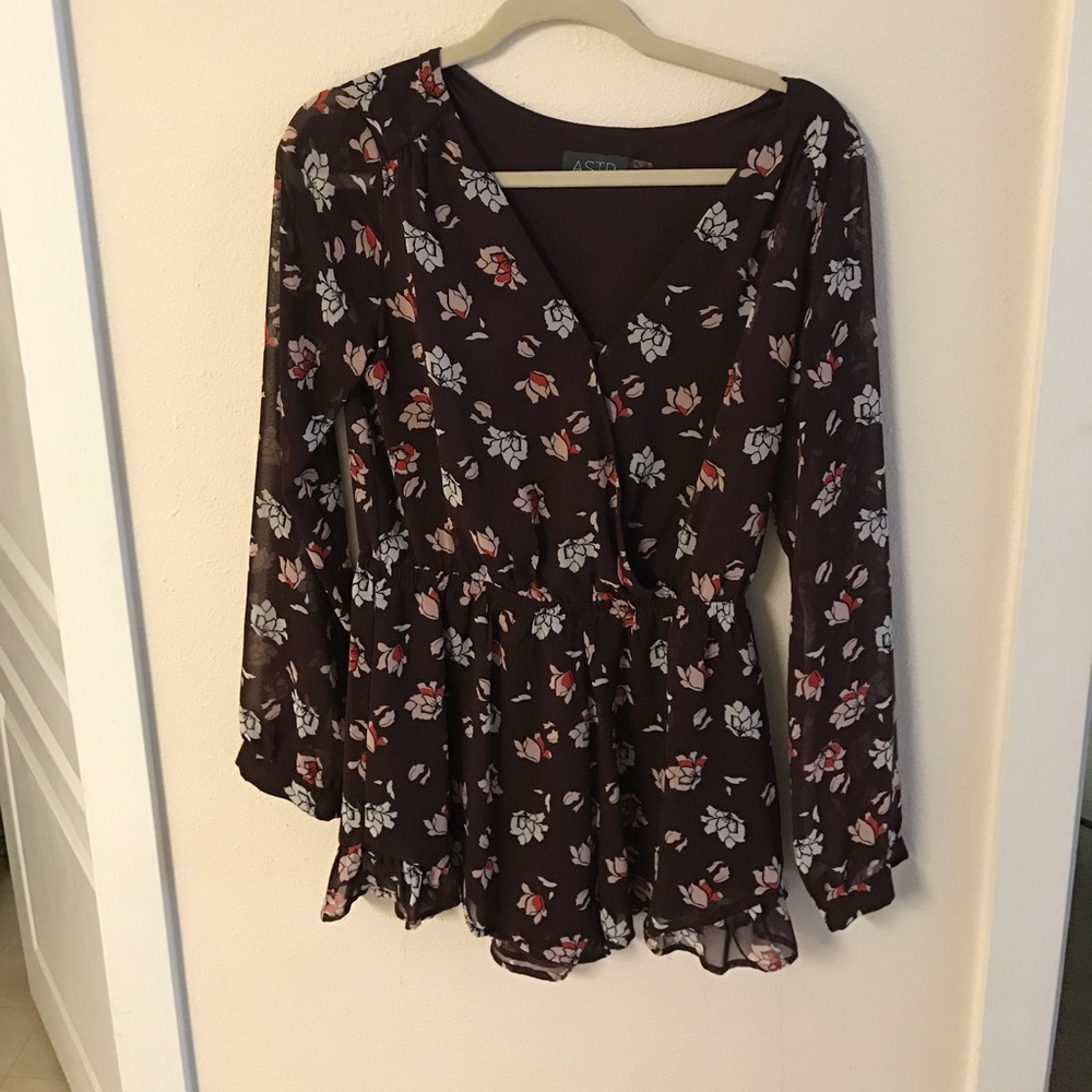 ASTR floral romper