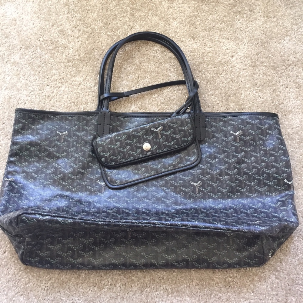 Goyard bag with wristlet