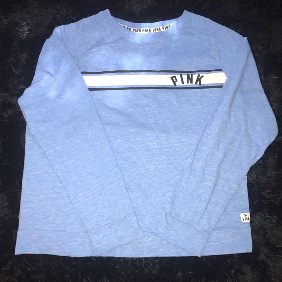 PINK Victoria's Secret Tops - PINK Longsleeve Lightweight Sweatshirt (Sz L)