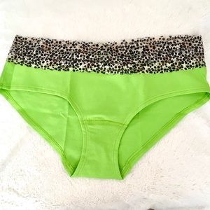 Victoria Secret Green Cheetah Undies