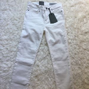 NWT [AllSaints] Off-White Grace Skinny Jeans - 26