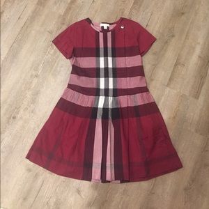 Burberry girls dress in size 10