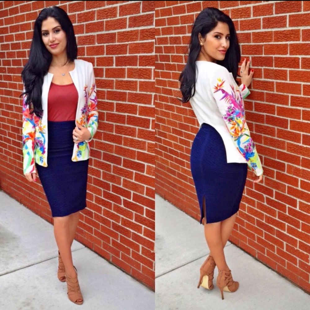 White blazer