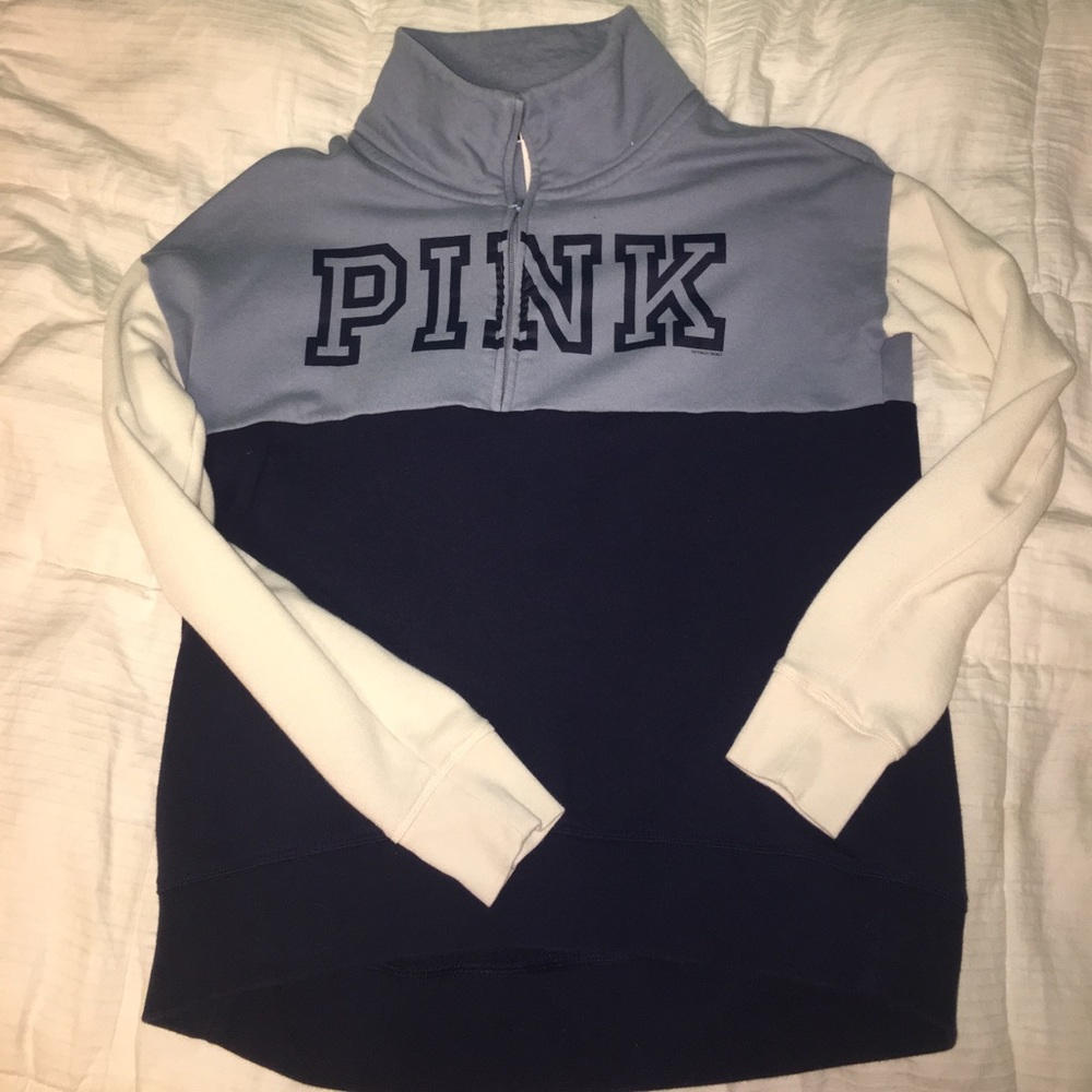 Women's small pink quarter zip - Picture 1 of 3