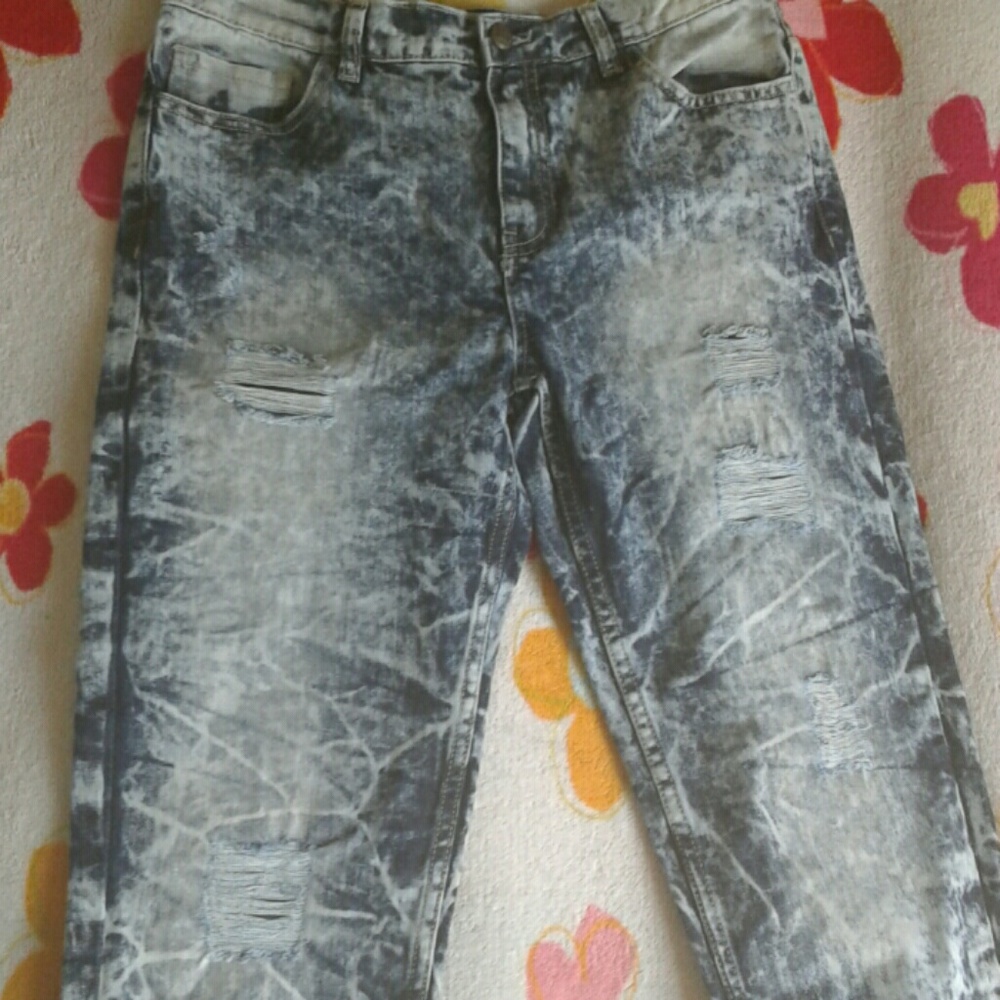 Blue denim pants