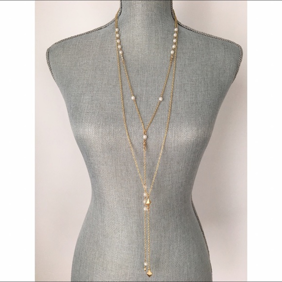 Revolve layered drop necklace IN GOLD - Picture 2 of 4