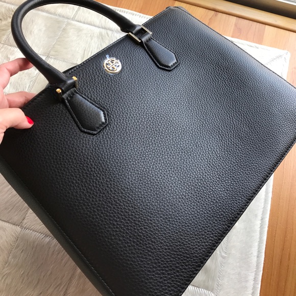 Tory Burch Handbags - NWT Tory Burch Landon Multi Tote black
