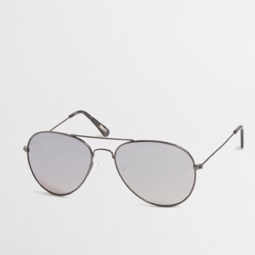 J. Crew Aviator Sunglasses - Rose Gold Smoke
