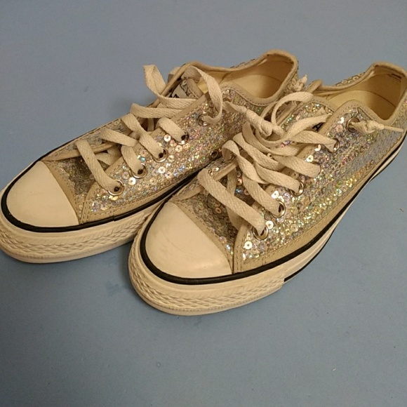 Converse Shoes Converse With Sequins Poshmark