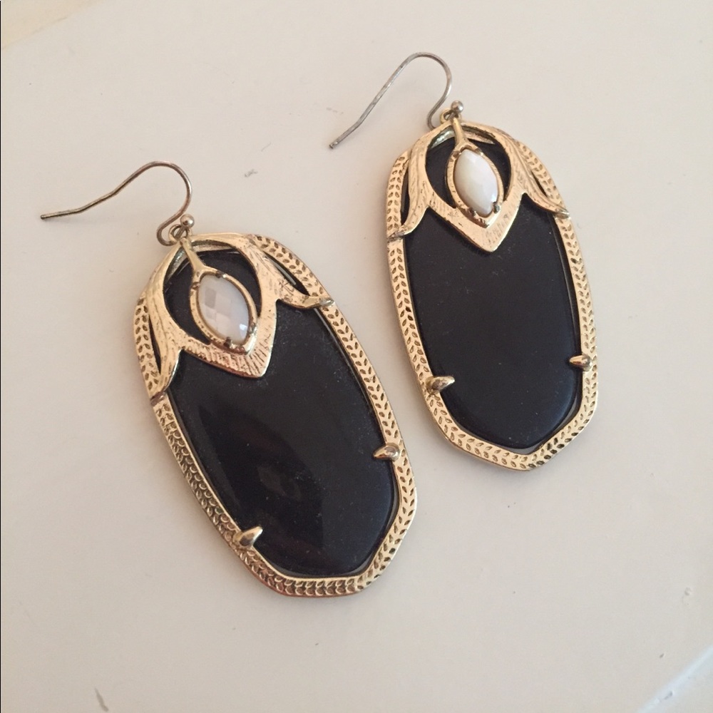 Kendra Scott two-stone earrings