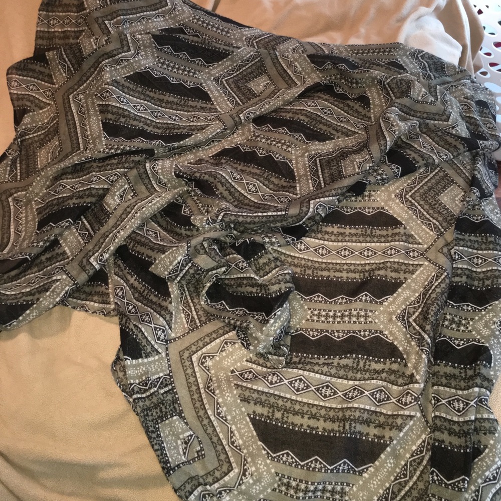 olive green scarf