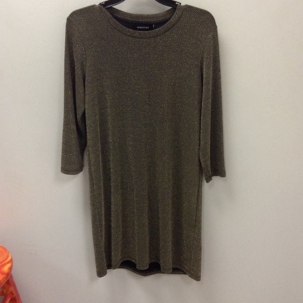 Mink Pink fifth avenue slinky mini dress