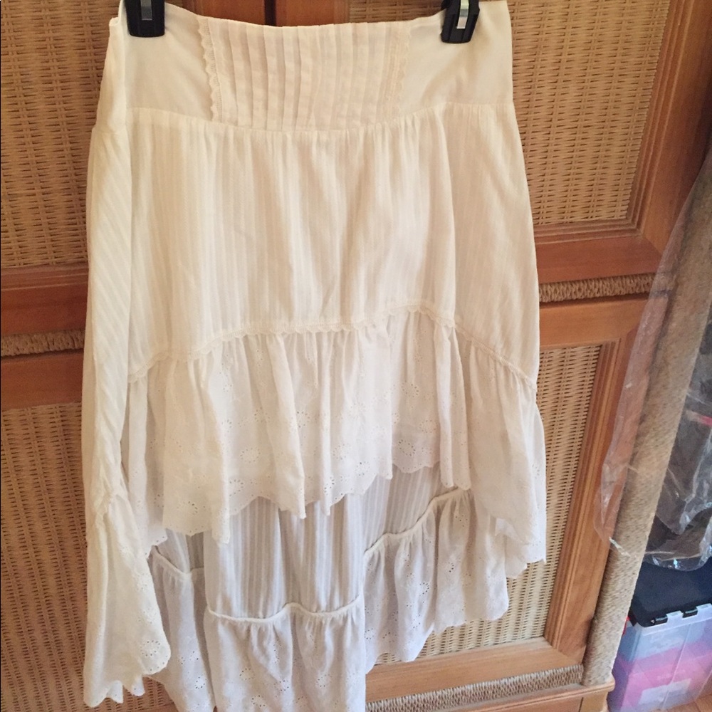 Free people maxi skirt in cream
