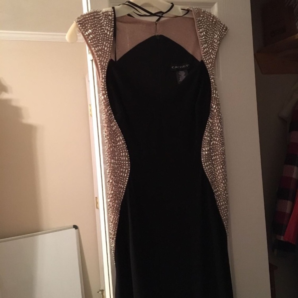 [Just Reduced!!] David's Bridal black long dress