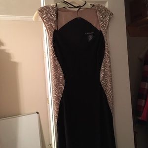 [Just Reduced!!] David's Bridal black long dress