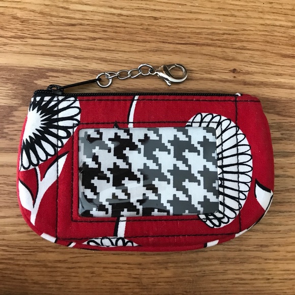 Vera Bradley Leather Keychain Wallet