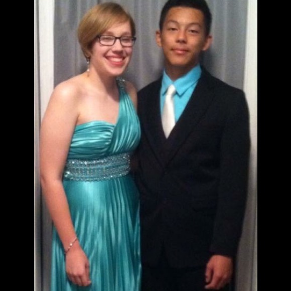 jcpenney Dresses Mint Greenblue Prom Dress From Jcpenney Poshmark