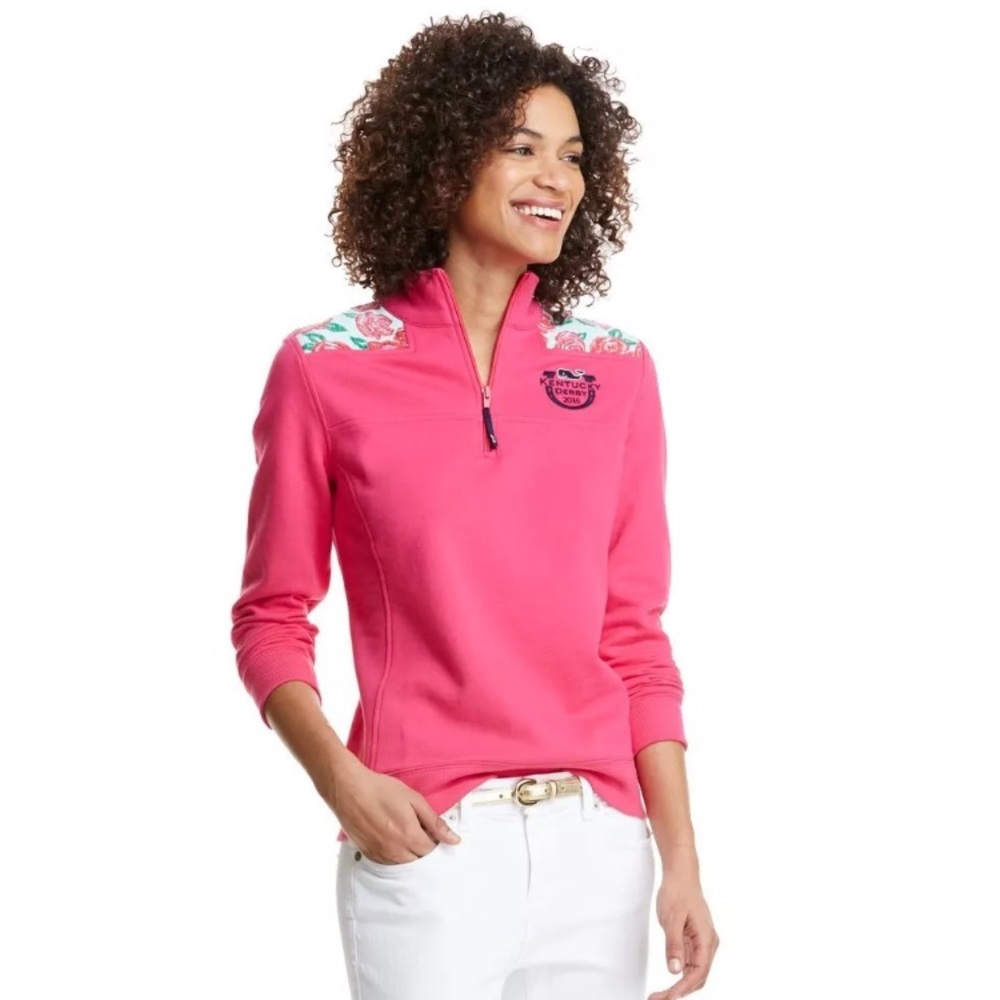 Vineyard Vines Run for the Roses Derby Shep Shirt - Picture 1 of 5