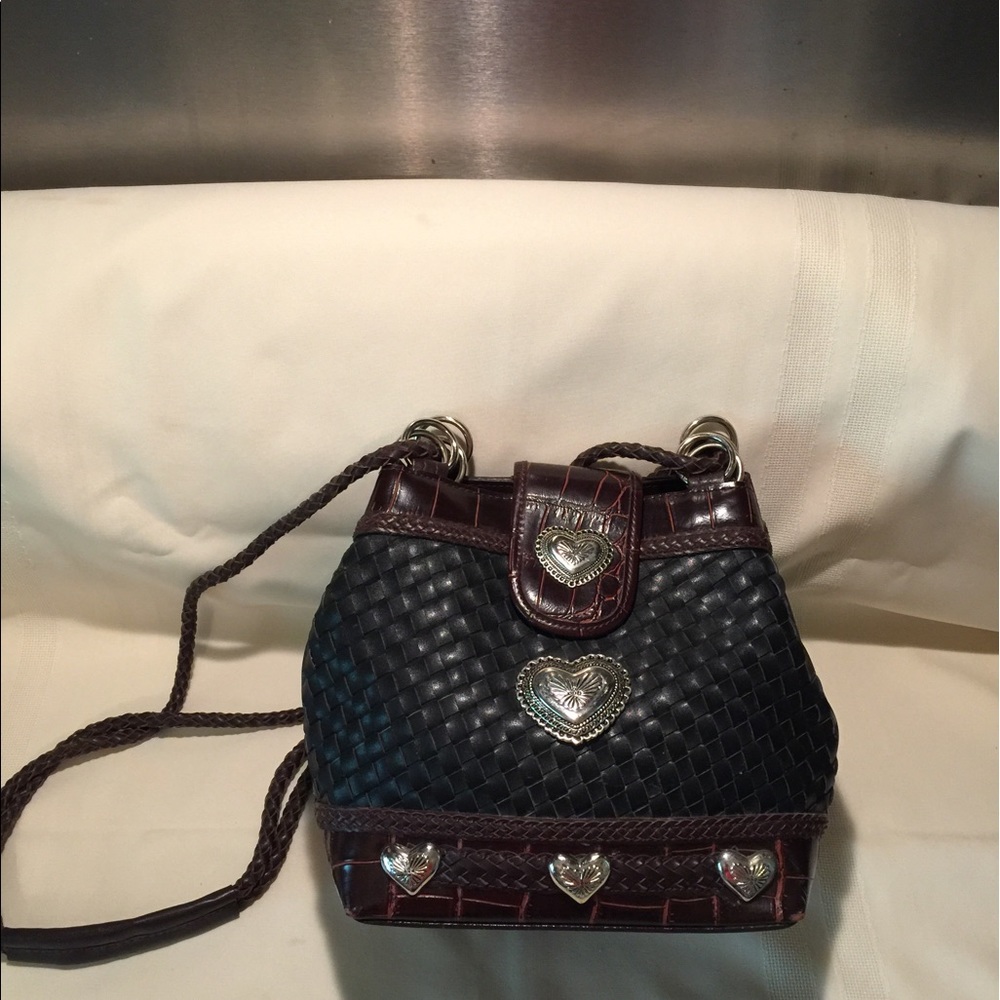 Brighton Woven Leather Bag