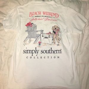 Short sleeve, women's medium simply southern shirt