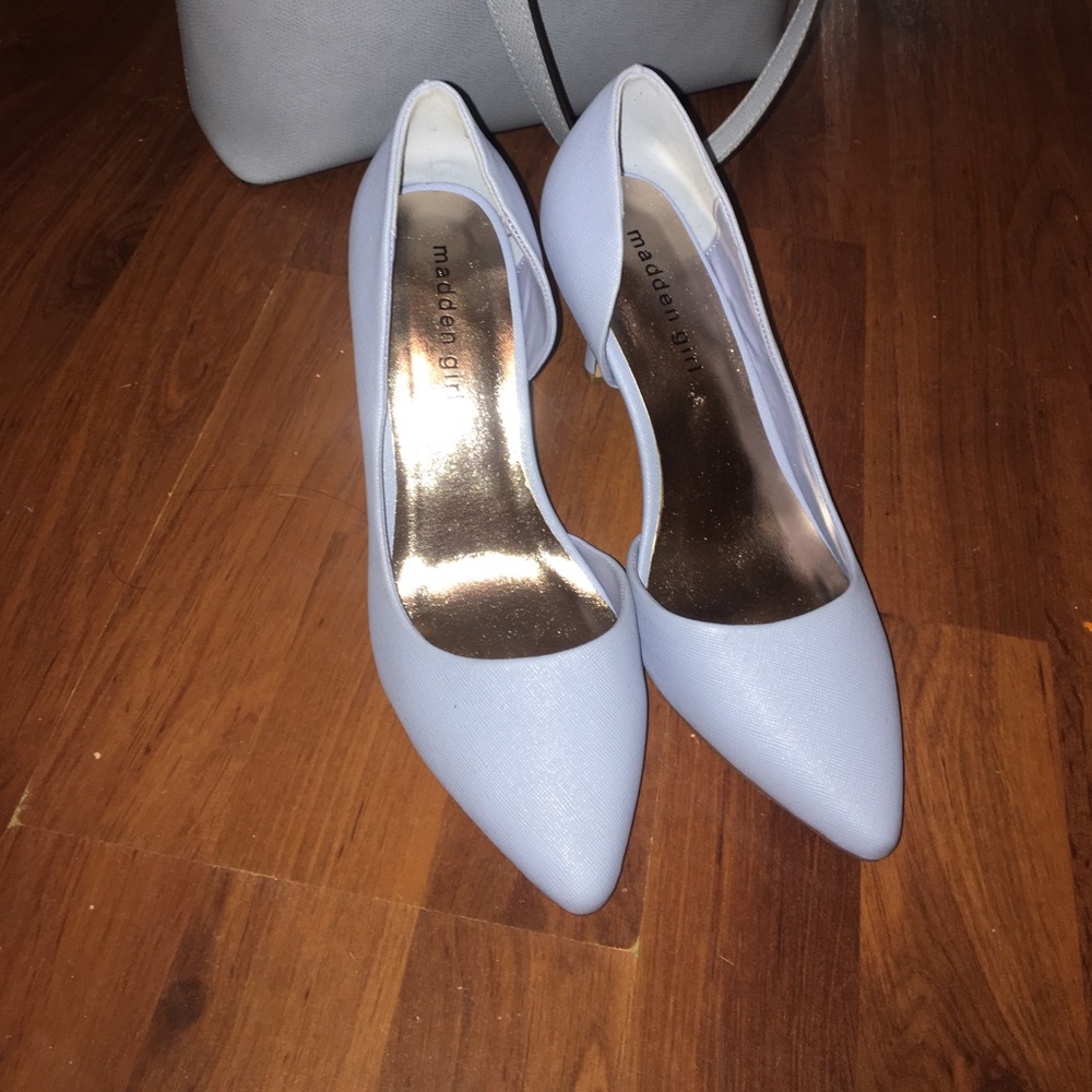 Periwinkle Blue Steve Madden 3" Heel Size 8