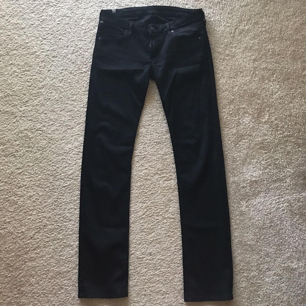 Citizens of Humanity Jett straight leg black jeans
