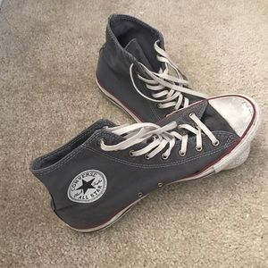 Pre-distressed High-Top Converse