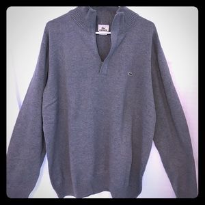 Lacoste 1/4 zip pullover. New with tags. Size XL.