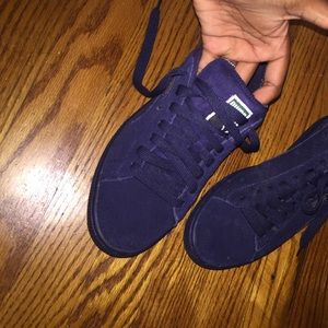 Navy Blue Puma Shoes