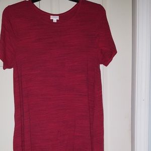 Red heathered 2xl Lularoe Carly