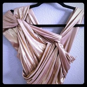 *Gold Party Dress*