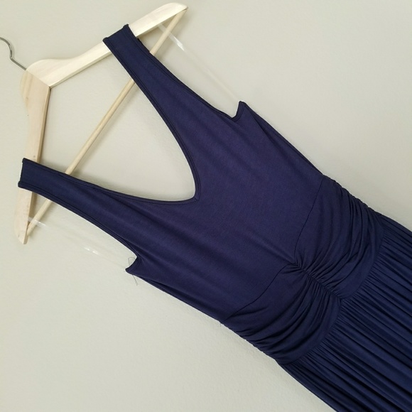 Navy Maxi Waist Dress - Picture 4 of 4