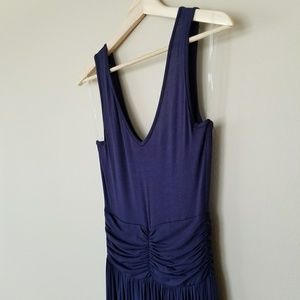 Navy Maxi Waist Dress