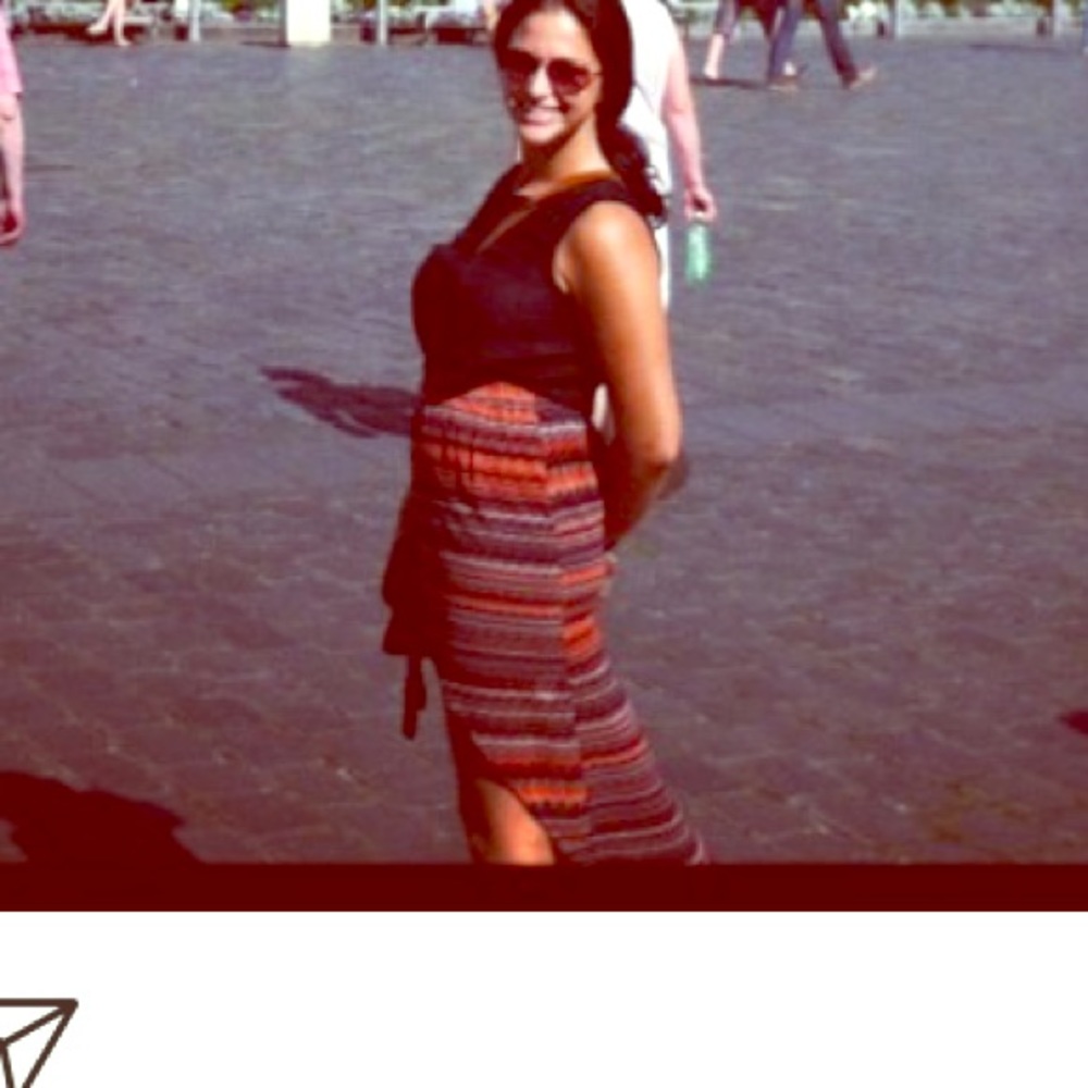 Zara high/low skirt