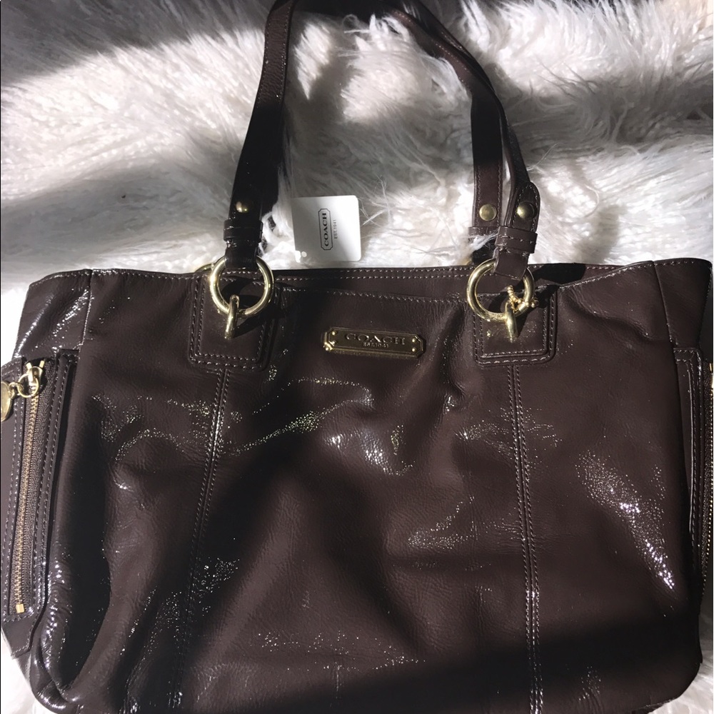 Coach brown bag