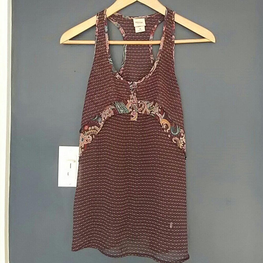 Sheer tank top