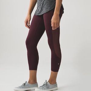 Lululemon Seek the Heat Crop Size 6