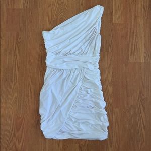 White one shoulder dress