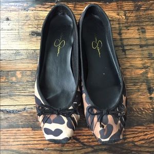 Jessica Simpson Cheetah Print Ballet Flats