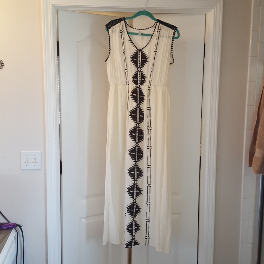 Aztec print maxi
