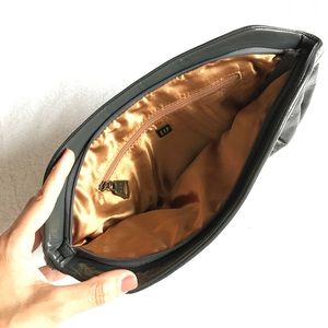 Bags - GAP gray patent leather clutch. Bags - GAP gray patent leather clutch.