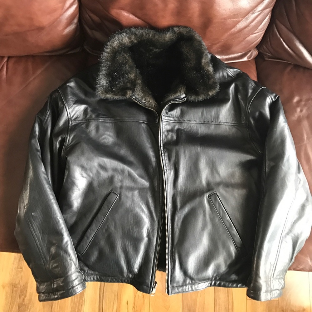 Wilson's Leather Rabbit Fir Jacket