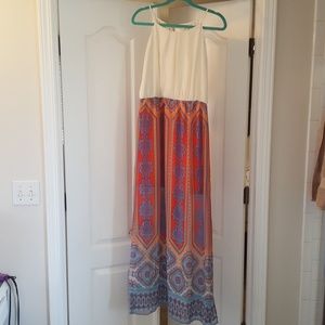 Aztec print maxi dress from boutique