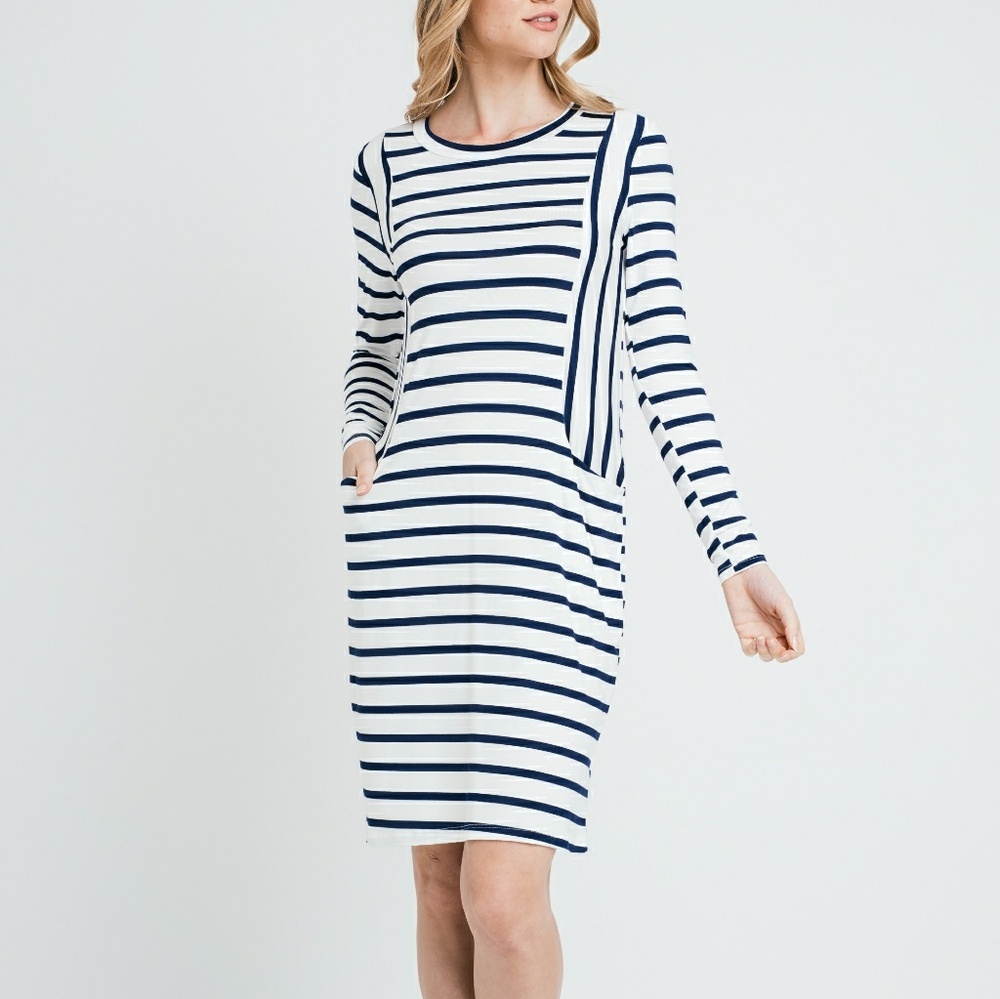 Suzie Striped Pocket Dress
