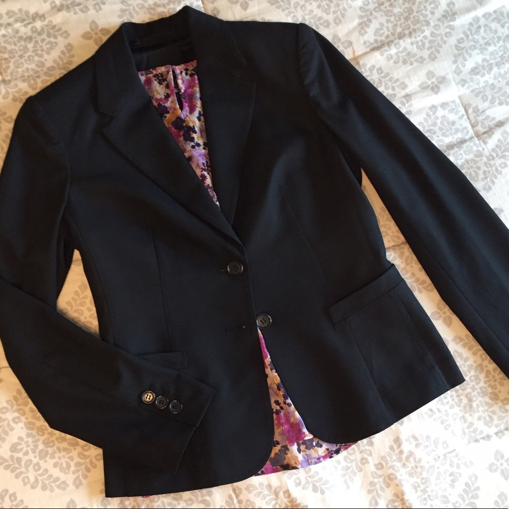 The Limited Black 2-Button Blazer
