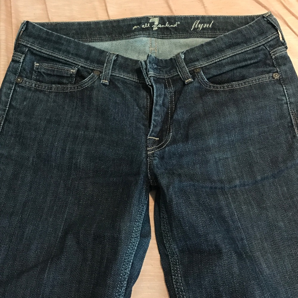 Dark flare 7 jeans - Picture 2 of 4