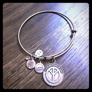 Alex and Ani peace bracelet, price firm.