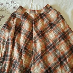 Pink Martini Plaid Skirt