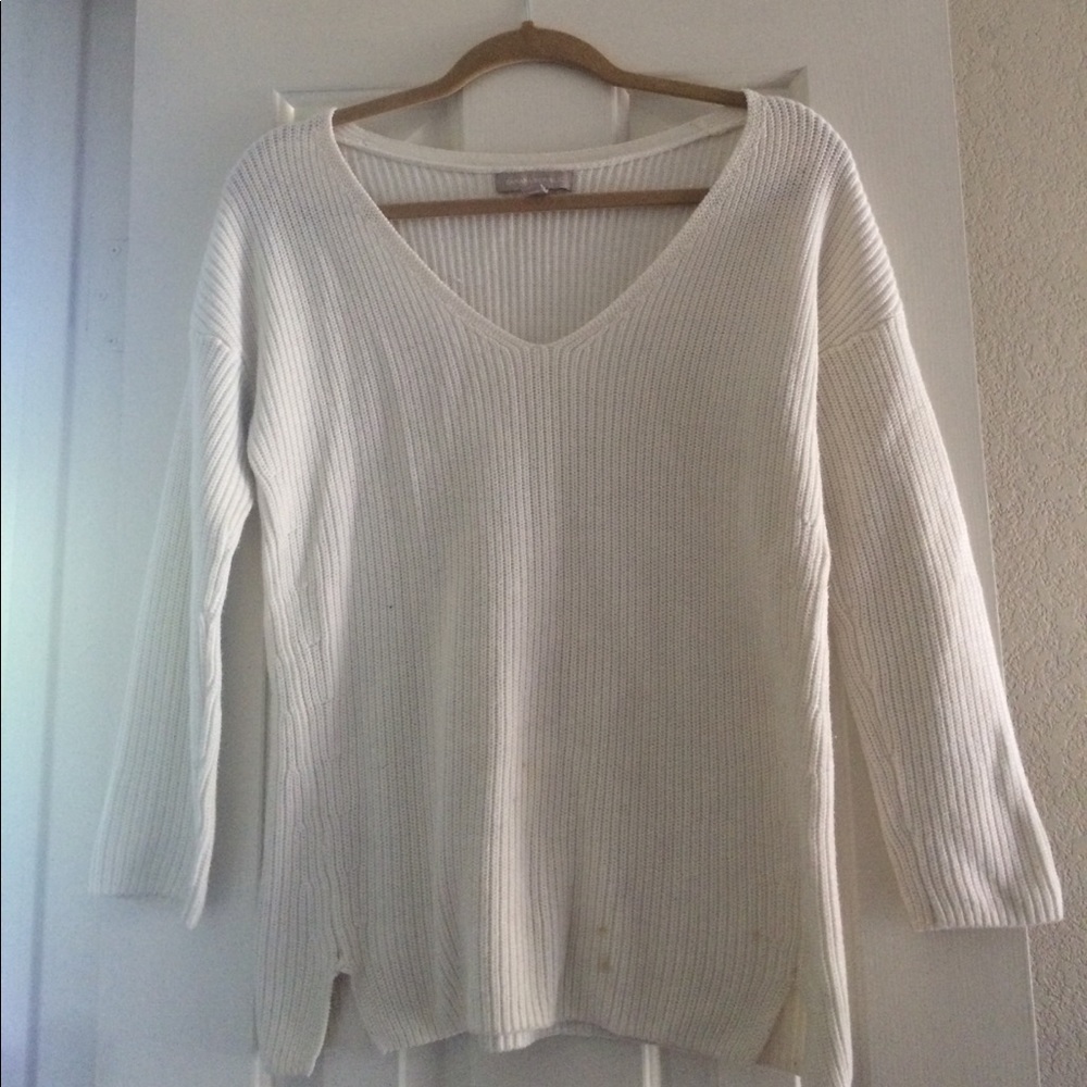 Banana Republic White Sweater